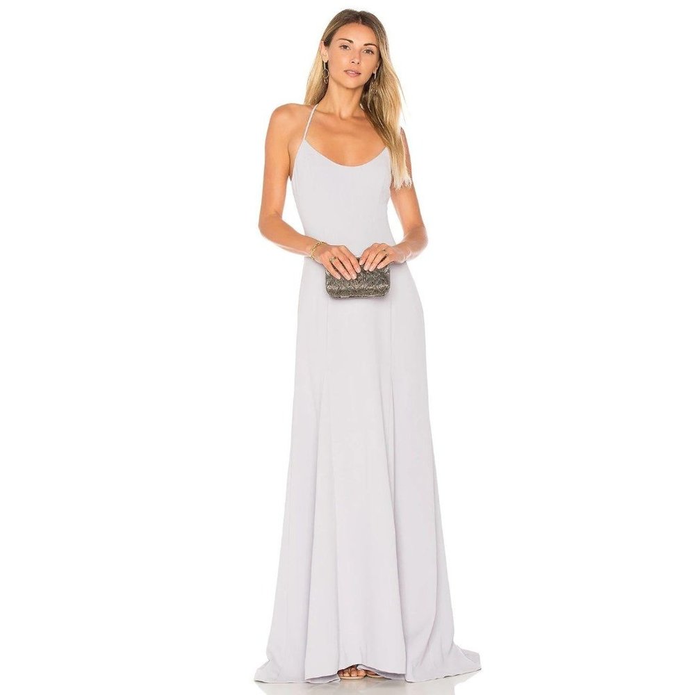 Lovers + Friends Brantford Gown in Periwinkle